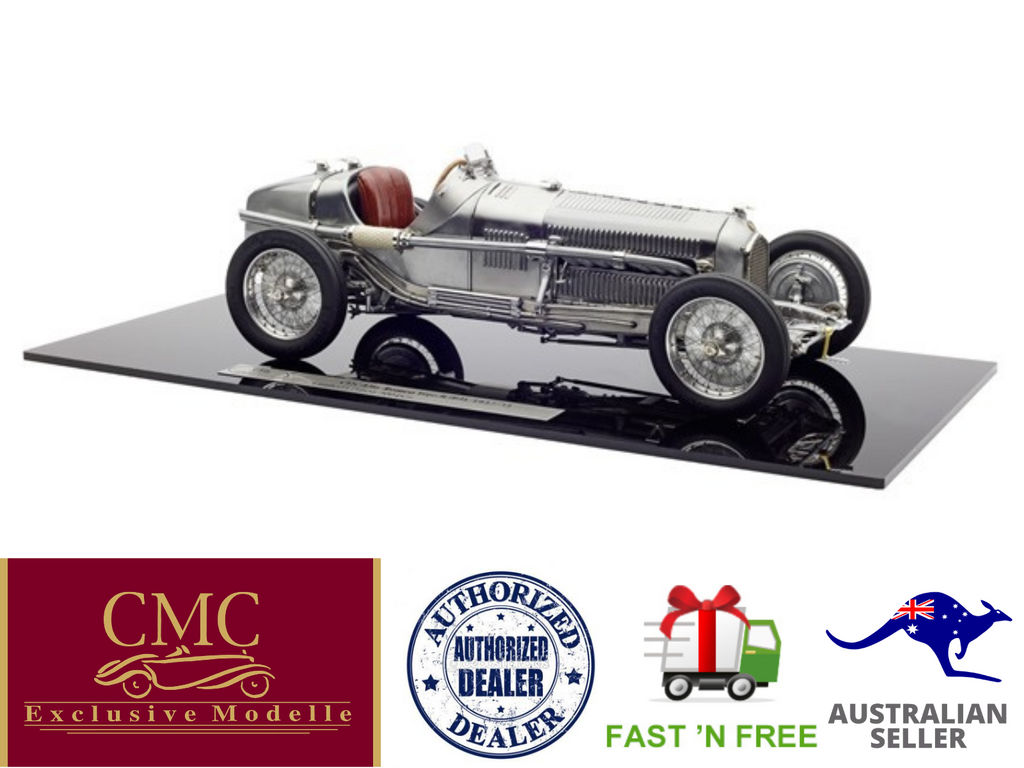 CMC M-258 Alfa-Romeo P3, 1933, Clear Finish 1:18. LE300