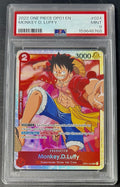 PSA 9 One Piece OP01-024 SR - Monkey.D.Luffy - EN - Romance Dawn