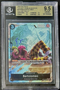 BGS 9.5 One Piece OP04-089 R* Bartolomeo Full Art - English - PRB01 - Graded