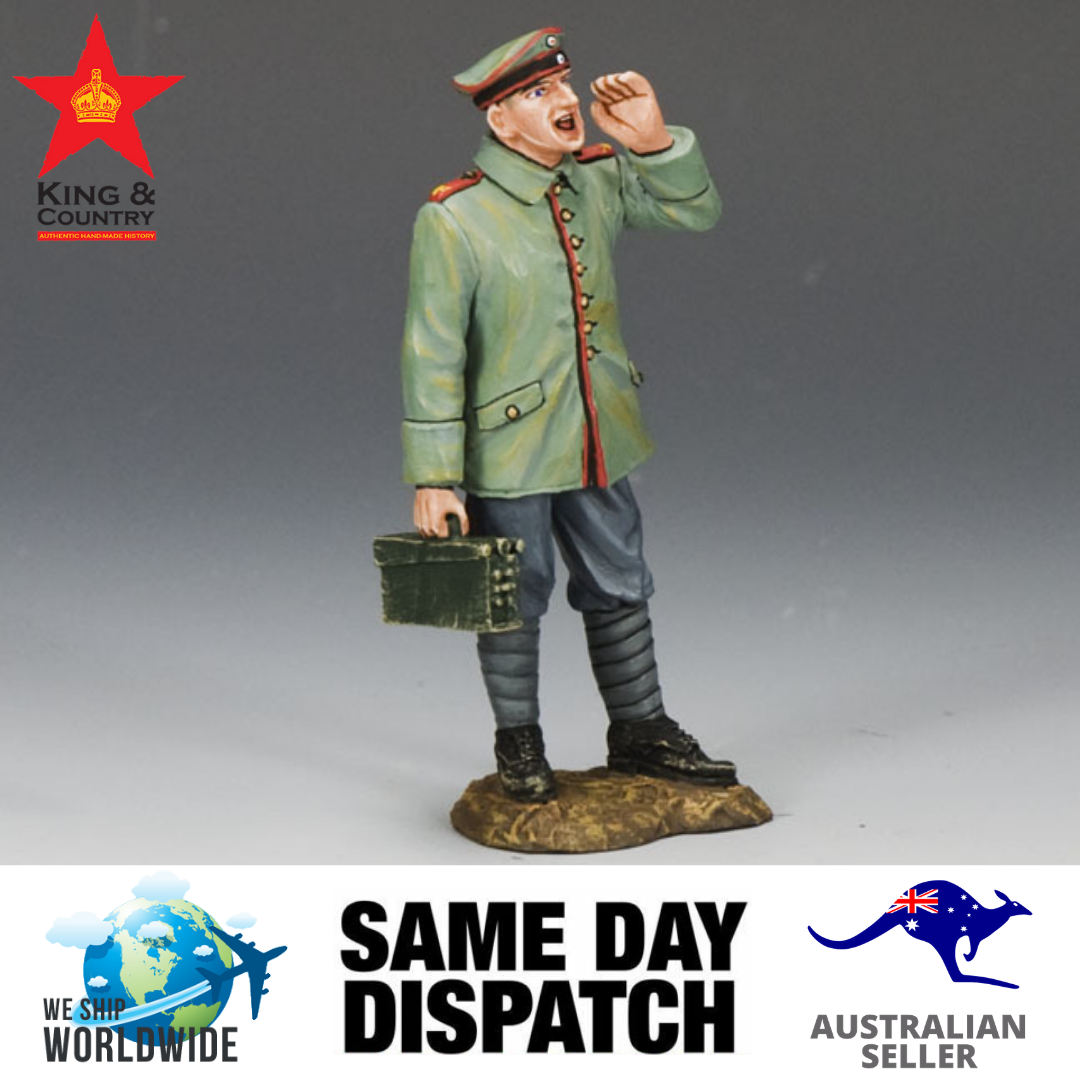 King & Country FW101 Shouting Mechanic MIB Retired