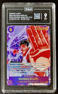 TAG 9 One Piece EB02-061 SEC* - Monkey.D.Luffy - Alt Art - EN - 25th Collection