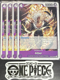 4x One Piece OP08-059 UC Alber - ENG - Regular - Play Set - TCG - NM/M