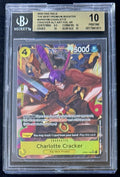 BGS 10 One Piece OP03-108 SR* - Charlotte Cracker - Alt Art - EN - PRB01 - Foil