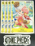 4x One Piece OP13-101 UC Atlas - ENG - Regular - Playset - TCG - NM/M