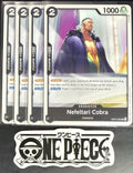 4x One Piece OP05-085 UC Nefeltari Cobra - ENG - Play Set - Regular - TCG - NM/M