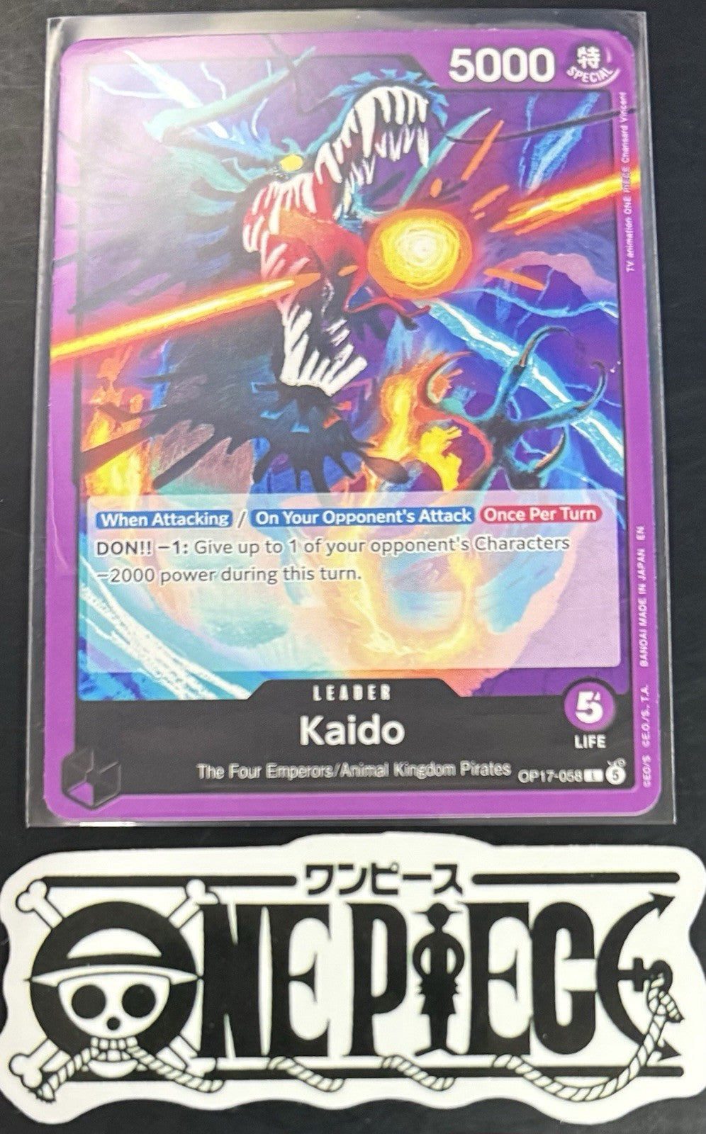 One Piece OP17-058 L - Kaido - EN - Regular - TCG - NM/M