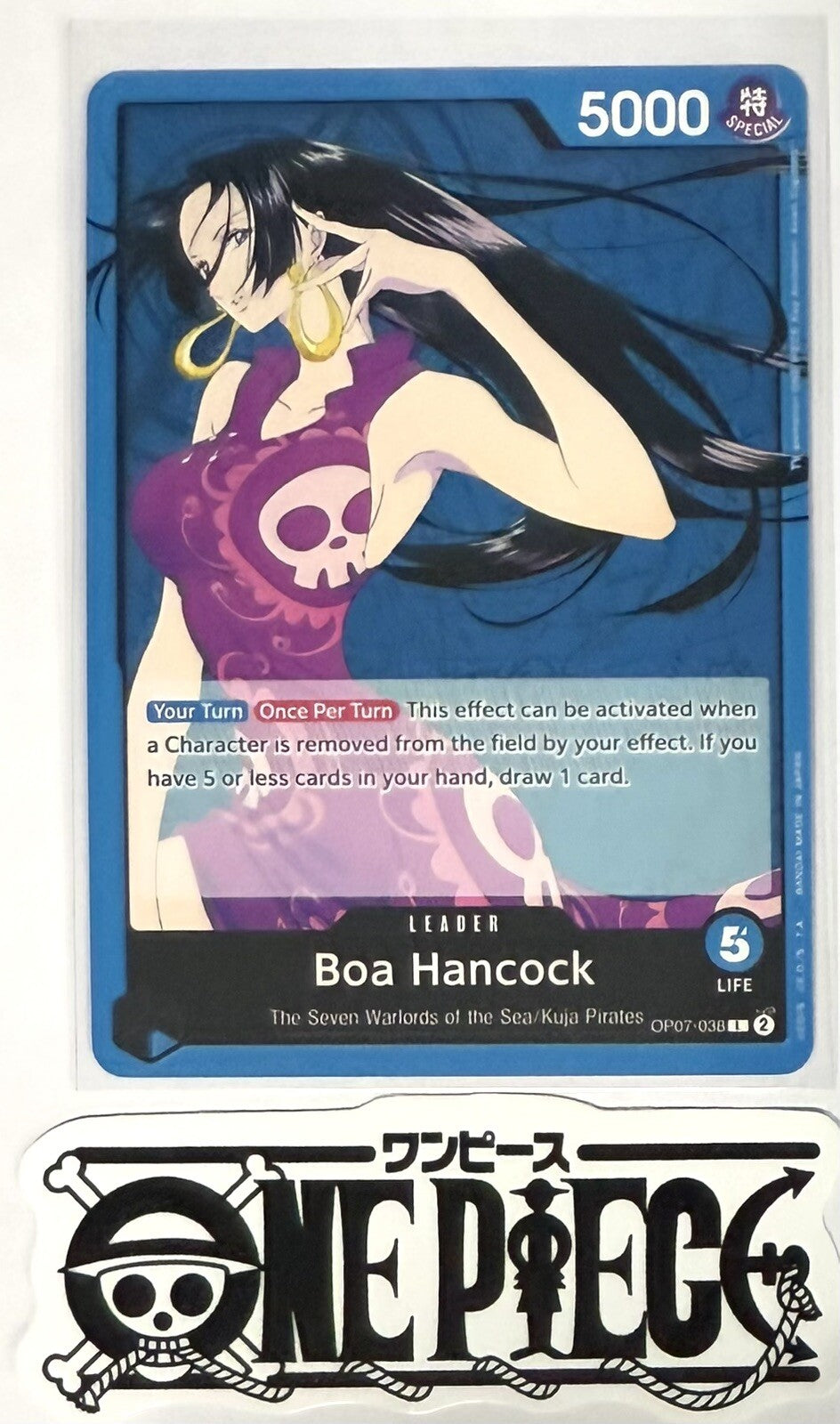 One Piece OP07-038 L Boa Hancock - Leader - English - TCG - NM/M