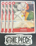 4x One Piece OP13-005 UC Inazuma - ENG - Regular - Playset - TCG - NM/M