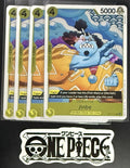 4x One Piece EB02-055 R Jinbe - English - Foil - Play Set - TCG - Mint