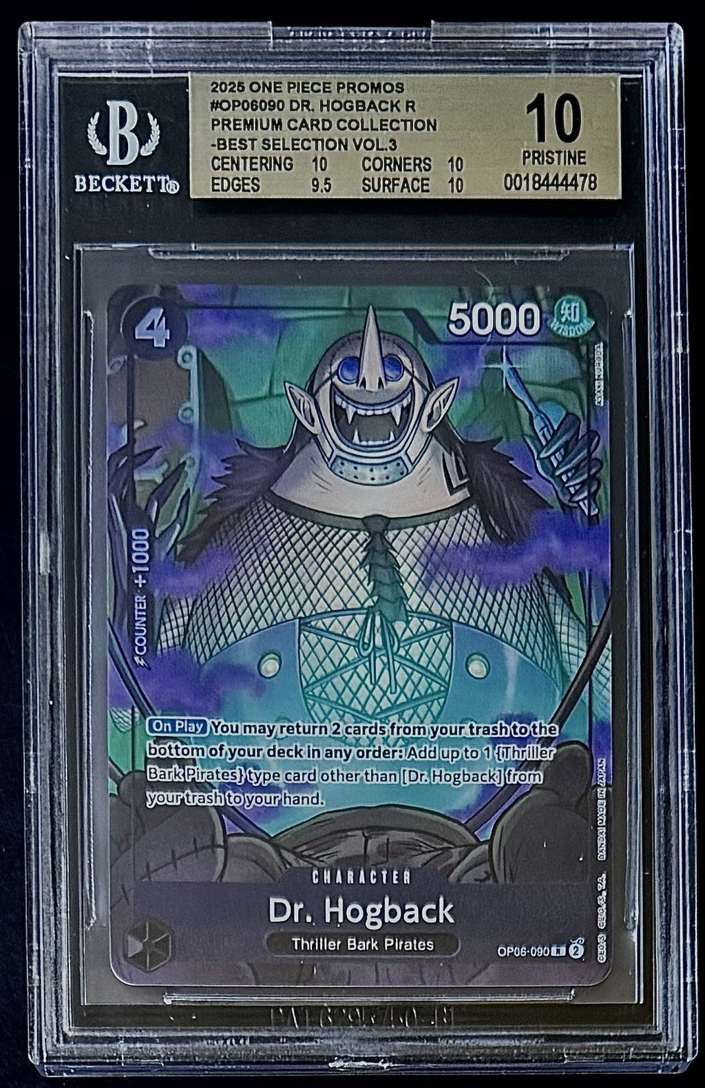 BGS 10 One Piece OP06-090 R - Dr. Hogback - EN - Foil - Best Selection Vol.3