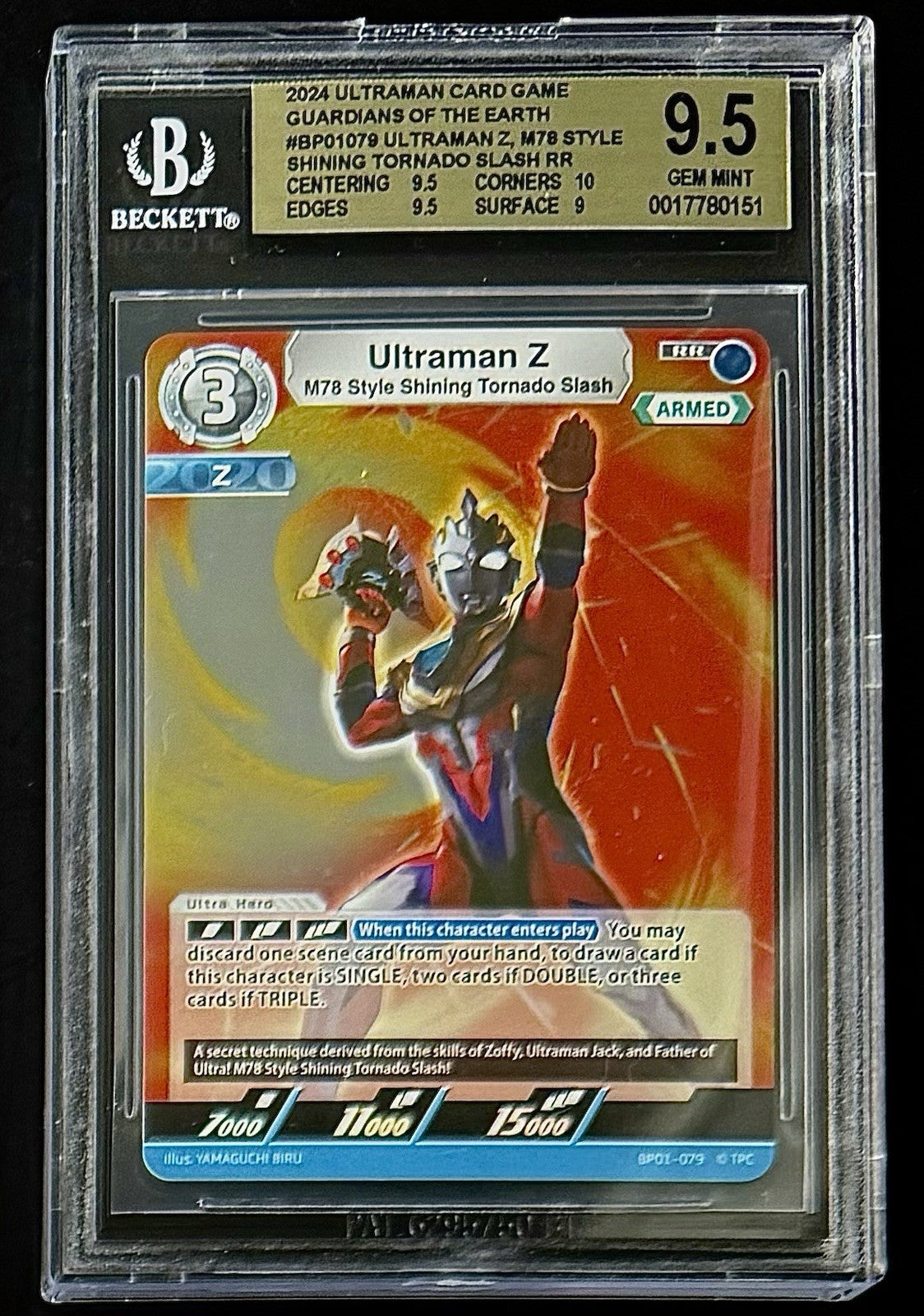 BGS 9.5 2024 Ultraman BP01-079 Ultraman Z - Guardians of the Earth - Foil