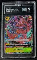TAG 9 One Piece OP09-107 R* - Nico Robin - Alt Art - EN - Foil - Graded
