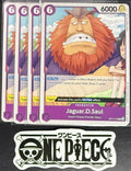 4 x One Piece OP11-075 C Jaguar.D.Saul - ENG - Regular - Playset - TCG - NM/M