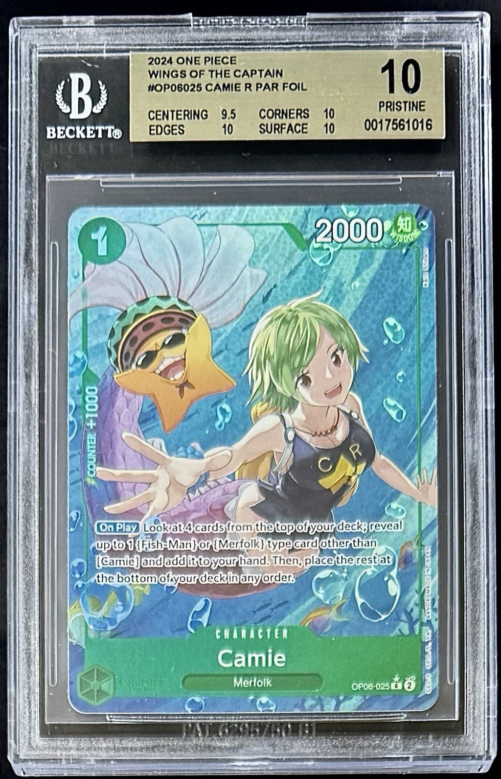 BGS 10 One Piece OP06-025 R* Camie Parallel - English - Wings of the Captain