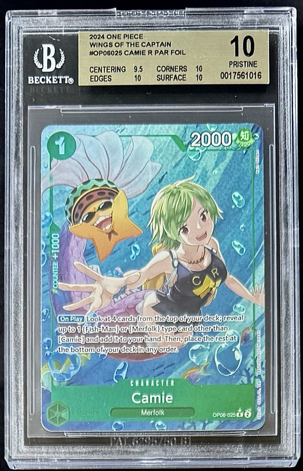 BGS 10 One Piece OP06-025 R* Camie Parallel - English - Wings of the Captain