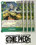4x One Piece OP09-025 UC Crocodile - English - Playset - TCG - NM/M