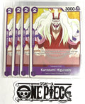 4x One Piece OP01-100 C Kurozumi Higurashi - English - Playset - TCG - NM/M