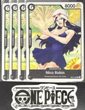 4x One Piece OP10-089 C Nico Robin - ENG - Regular - Playset - TCG - NM/M