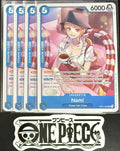 4 x One Piece OP11-054 SR - Nami - EN - Regular - Playset -  LD01 - TCG - NM/M