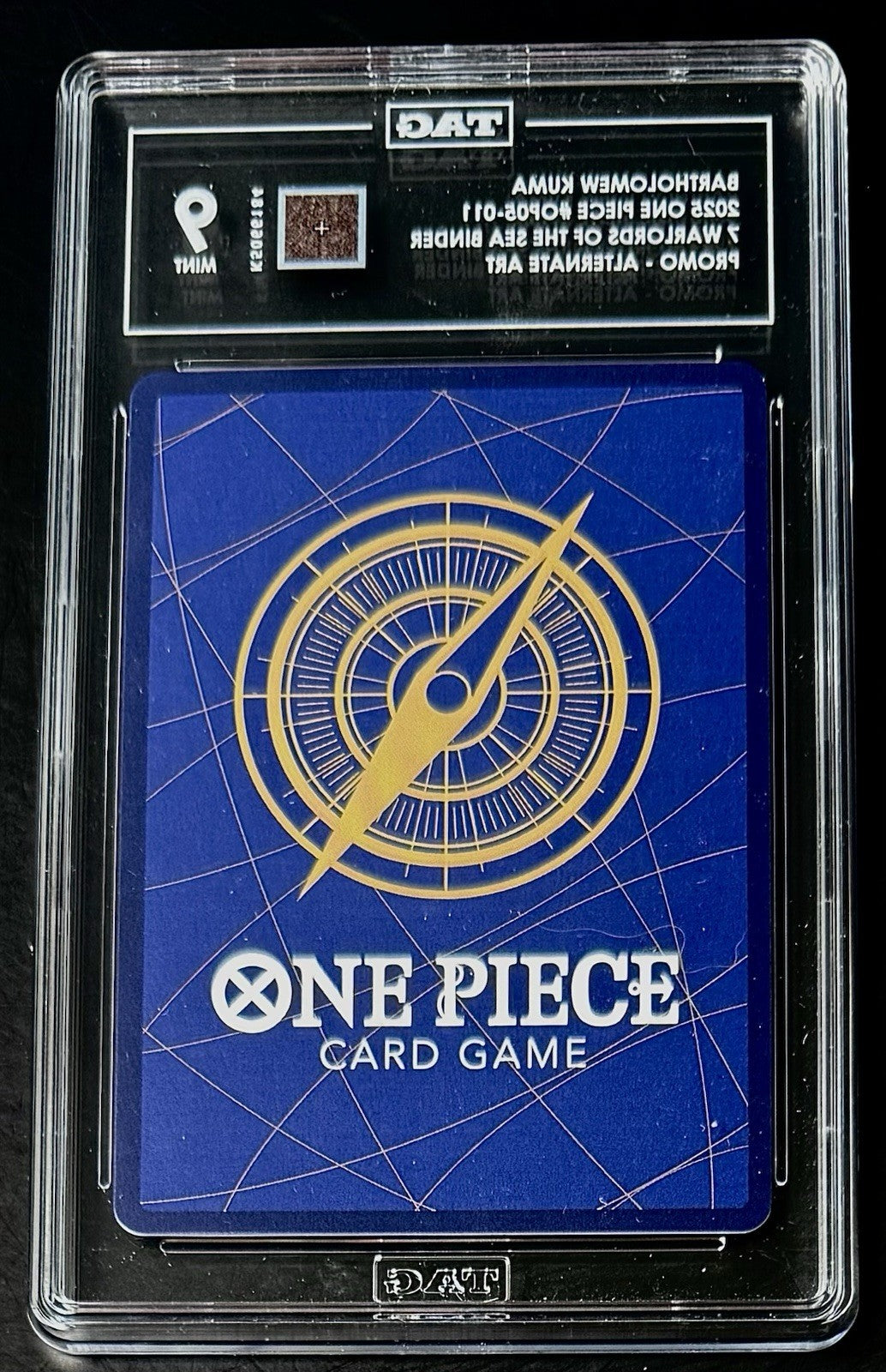 TAG 9 One Piece OP05-011 C Bartholomew Kuma - EN - Foil - Binder Set - Graded