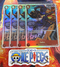 4x One Piece OP05-007 SR Sabo - Foil - ENG - TCG - Play Set - NM/M