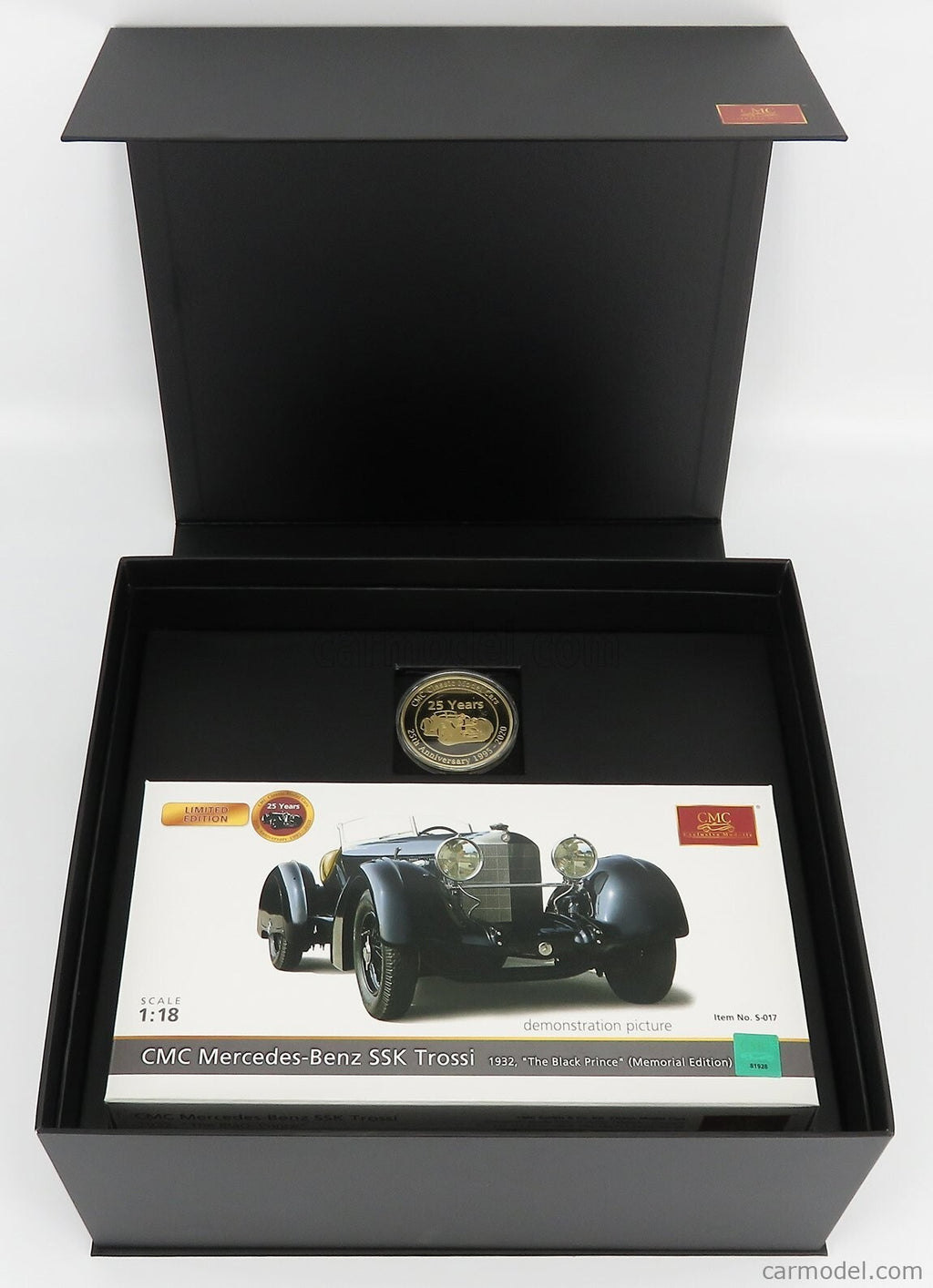 CMC S-017 Mercedes-Benz SSK Trossi 1932 “Black Prince” (Memorial Edition)  1:18
