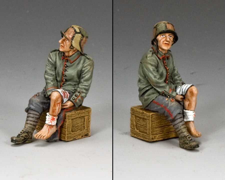 King & Country FW170 Sitting Wounded Fritz MIB Retired