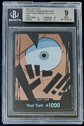 BGS 9 One Piece Don!! Card Monkey.D.Luffy - English - Foil - PRB01 - Graded