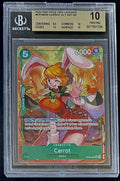 BGS 10 One Piece OP08-023 SR* Carrot Alt Art - English - Two Legends - Graded