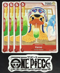 4x One Piece EB02-001 C Karoo - English - Regular - Play Set - TCG - NM/M