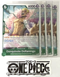 4x One Piece OP09-031 R Donquixote Doflamingo - Foil - ENG - Play Set-TCG - NM/M
