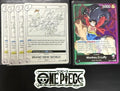 4x One Piece EB02-040 R Brand New World + Leader- English-Foil-Play Set-TCG-Mint