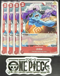 4x One Piece ST10-005 C Jinbe - ENG - Regular - Playset - TCG - NM/M