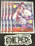 4 x One Piece EB03-003 SR - Uta - EN - Foil - Play Set - TCG - NM/M