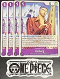 4x One Piece OP04-059 UC Iceburg - English - Regular - Play Set - TCG - NM/M