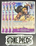 4x One Piece OP05-075 C Mr.1(Daz.Bonez) - English - Regular - Play Set -TCG-NM/M