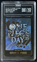 TAG 10 One Piece Day 2025 Don Card Promo - JP - Foil - One Piece Day - Graded