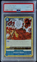 PSA 10 One Piece OP05-057 R Hound Blaze - EN - Awakening of the New Era
