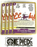4x One Piece EB01-038 C Oh Come My Way - ENG - Regular - Play Set - TCG - NM