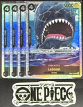 4x One Piece EB01-048 SR - Laboon - EN - Foil - Playset - TCG - NM/M