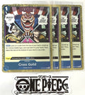 4x One Piece OP09-057 R Cross Guild - Foil - English - TCG - Mint