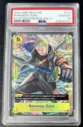 PSA 10 One Piece OP07-113 UC - Roronoa Zoro - EN - Illustration Box Vol.3 Promo
