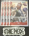 4x One Piece OP15-007 SR - Gin - EN - Foil - Play Set - TCG - NM/M