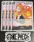 4x One Piece OP17-086 UC - Nami - EN - Regular - Play Set - TCG - NM/M