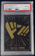PSA 8 One Piece Don Card Official Event Prize 2025 - EN - Foil