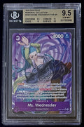 BGS 9.5 One Piece EB01-034 SR* Ms. Wednesday Parallel - English - Mem Collection