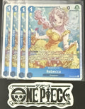 4x One Piece OP15-053 SR - Rebecca - EN - Foil - Play Set - TCG - NM/M