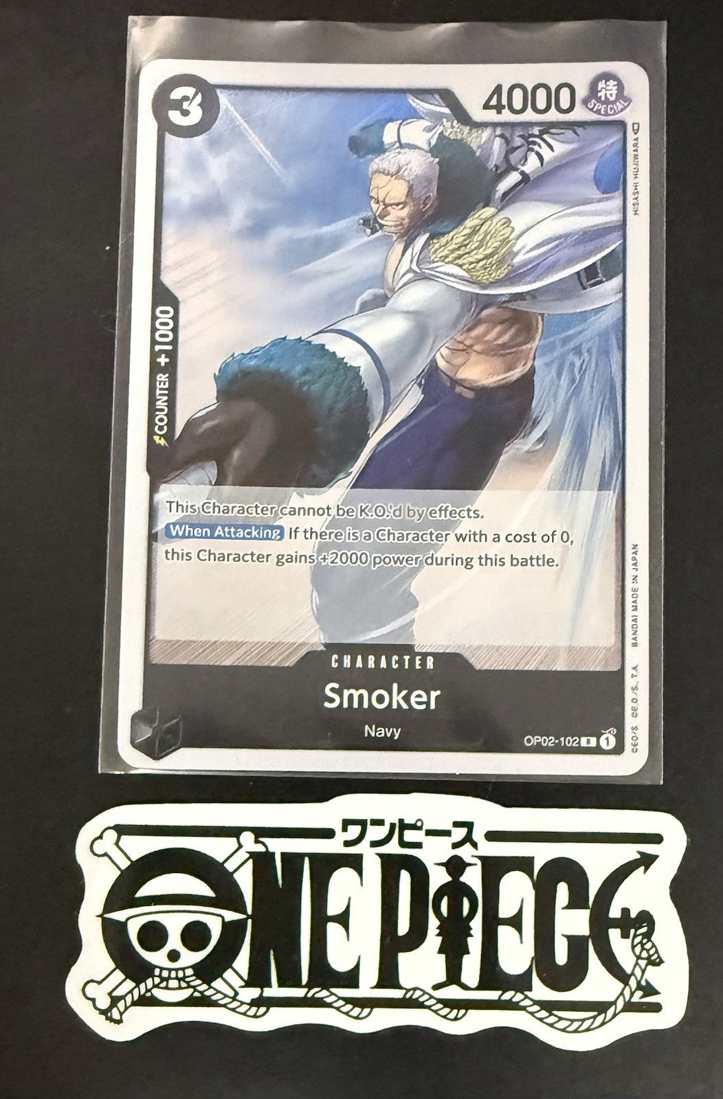 One Piece OP02-102 R - Smoker - EN - Foil - Paramount War - TCG - NM/M