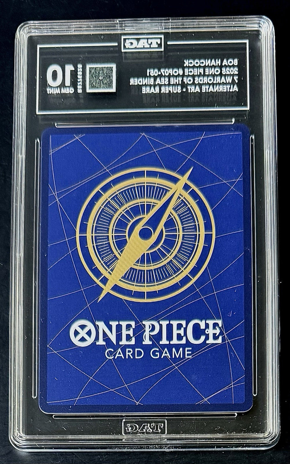 TAG 10 One Piece OP07-051 SR* - Boa Hancock - Alt Art - EN - Foil - Binder Set
