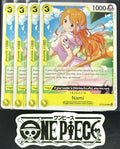 4x One Piece ST29-008 C Nami - ENG - Regular - Playset - TCG - NM/M